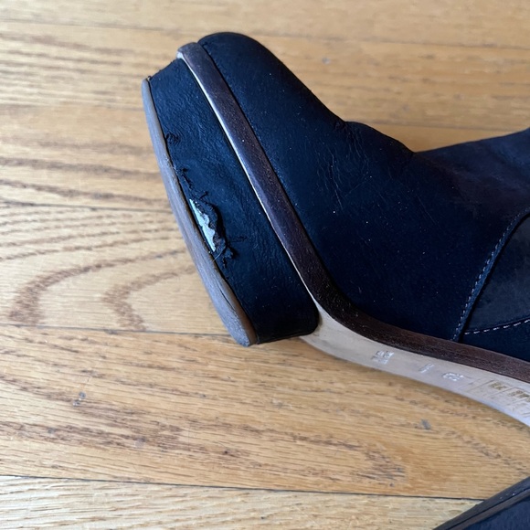 HUGO BOSS ORANGE COLLECTION LEATHER BOOTS 7.5 - Picture 2 of 6